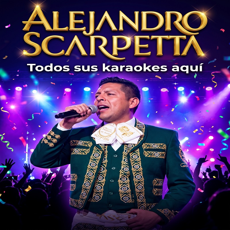 Catálogo y pistas de karaoke de alejandro scarpetta en KaraokeMex