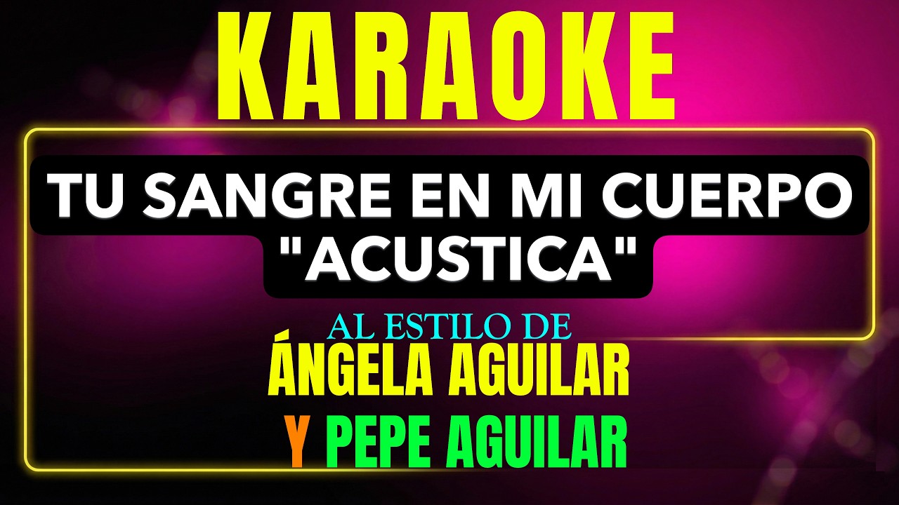 Tu Sangre En Mi Cuerpo (Acustica)