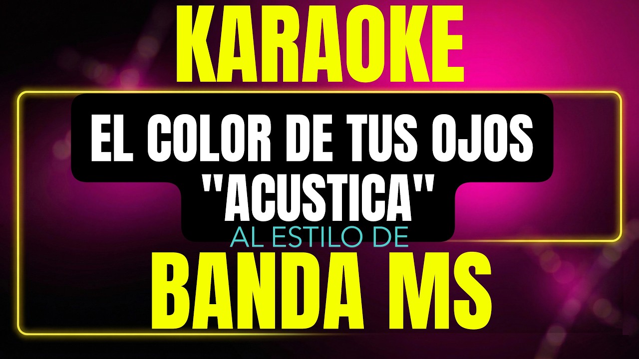El Color De Tus Ojos (Acustica)