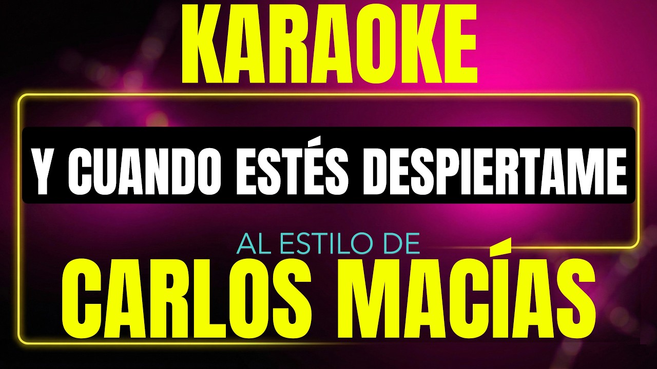 Y Cuando Estes Despiertame