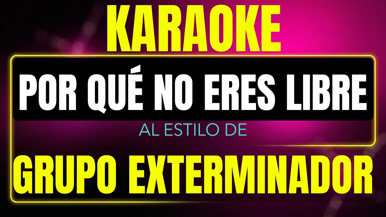 Porque No Eres Libre