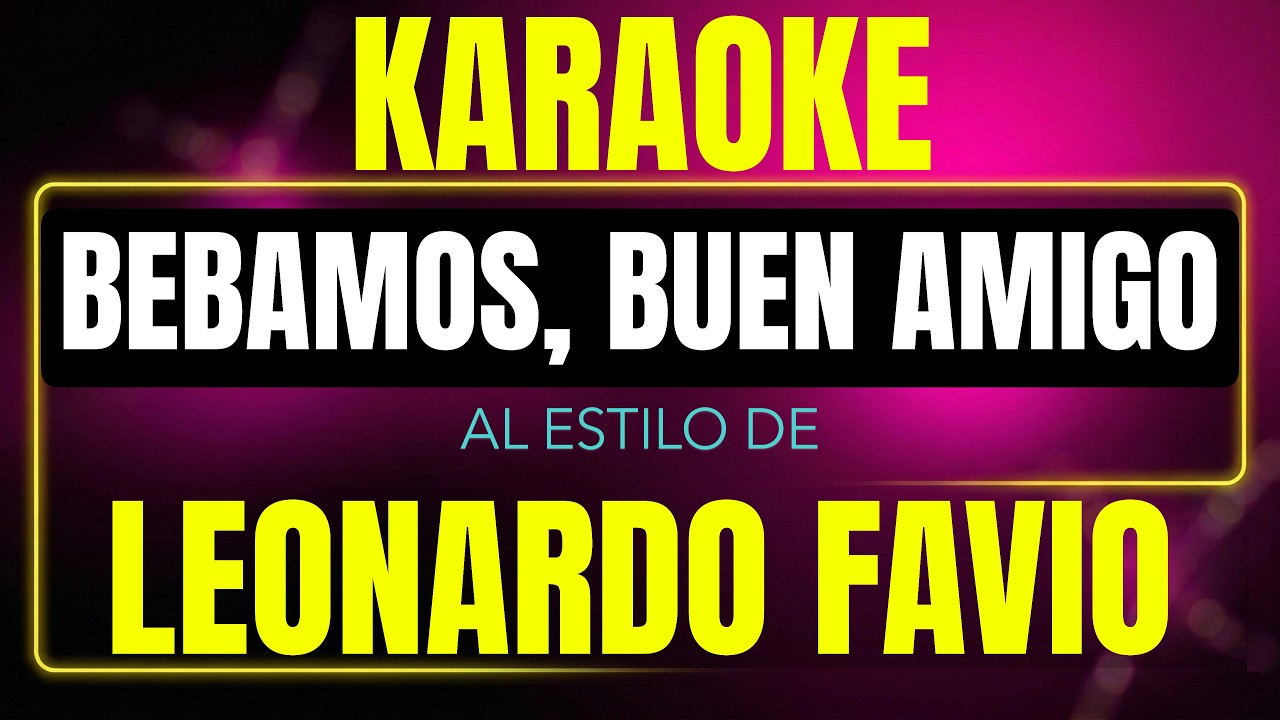 Bebamos Buen Amigo