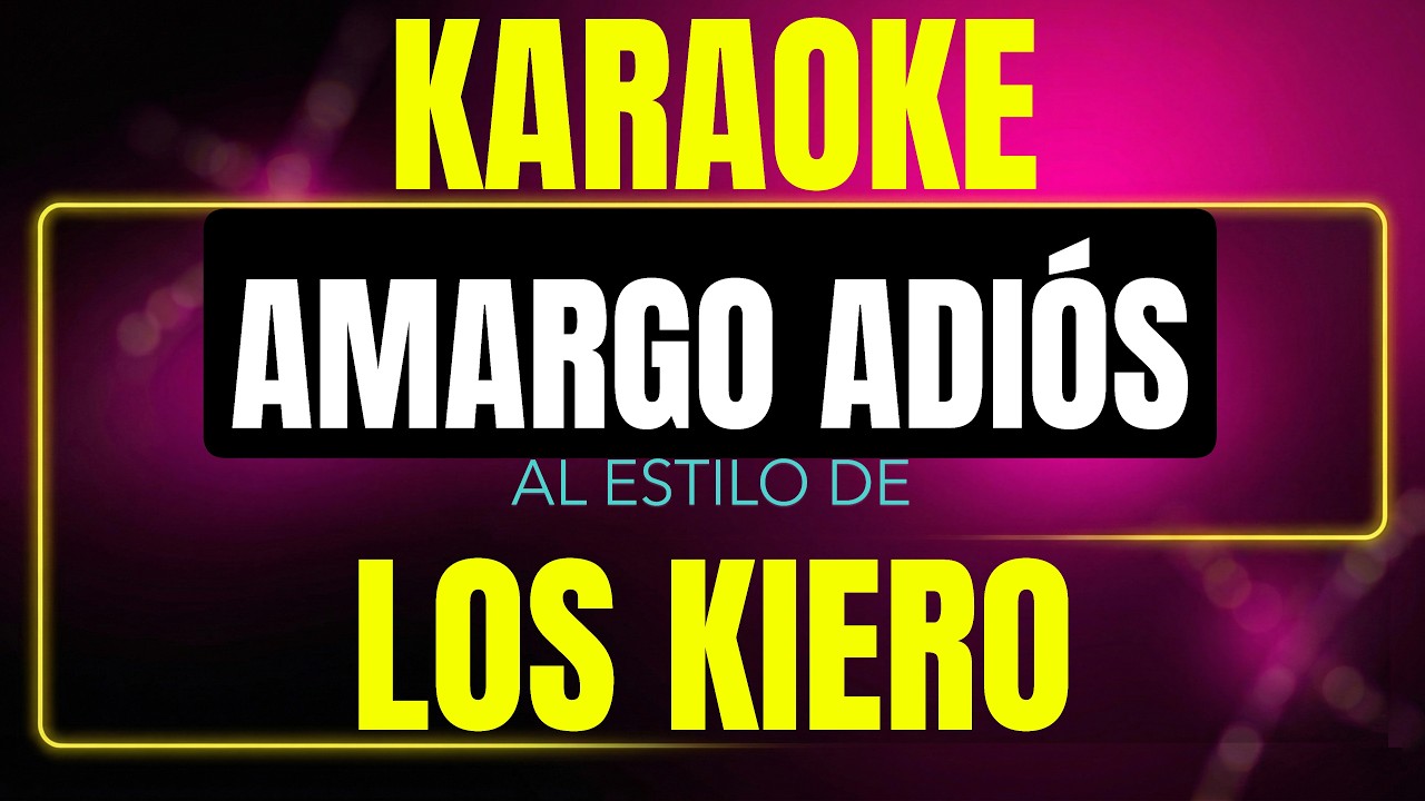 Amargo Adios