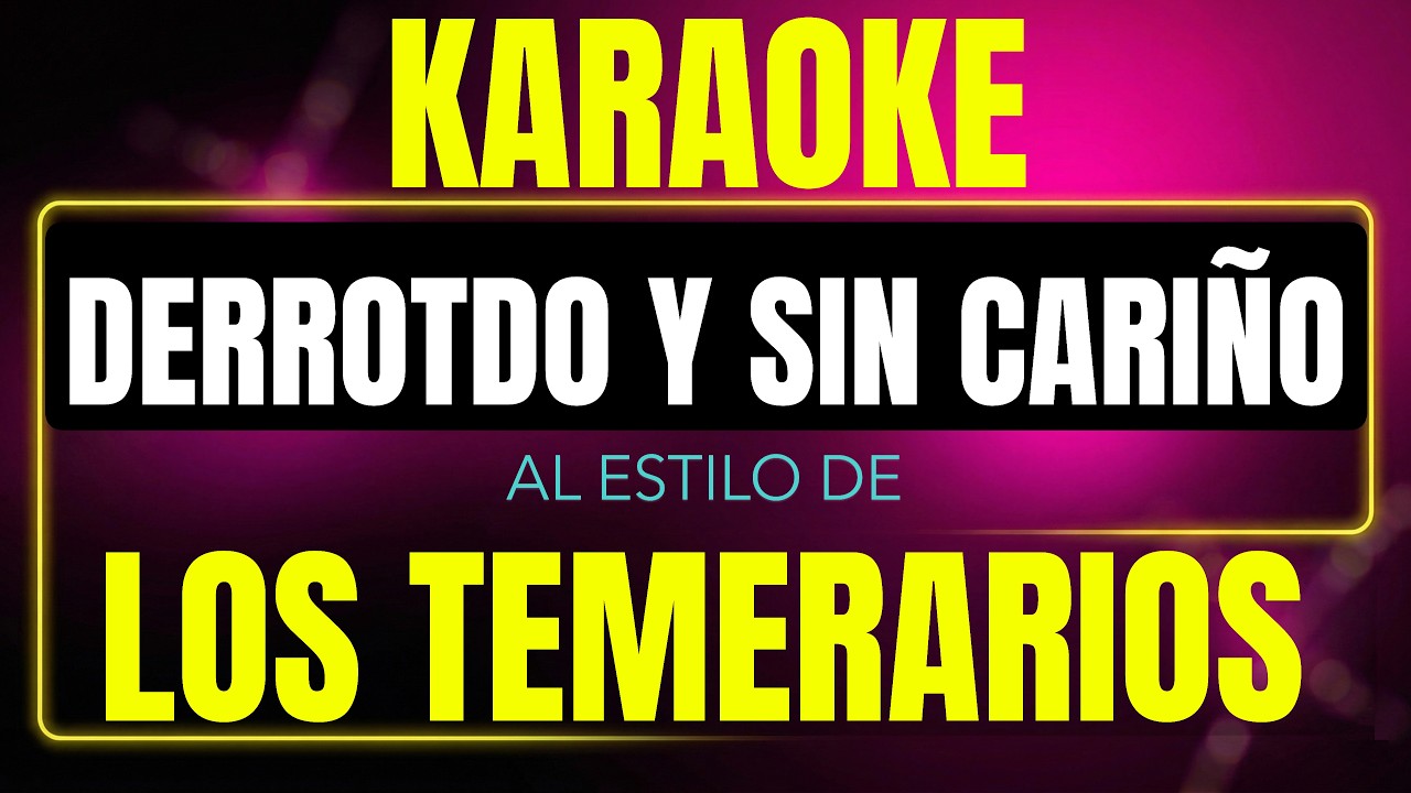 Derrotado Y Sin Cariño