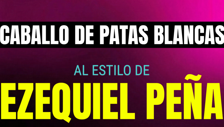 caballo de patas blancas