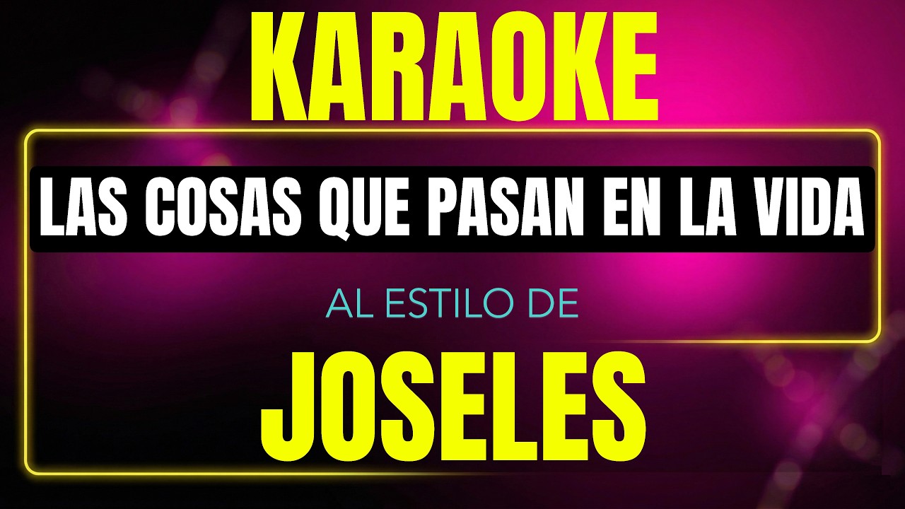 las cosas que pasan en la vida