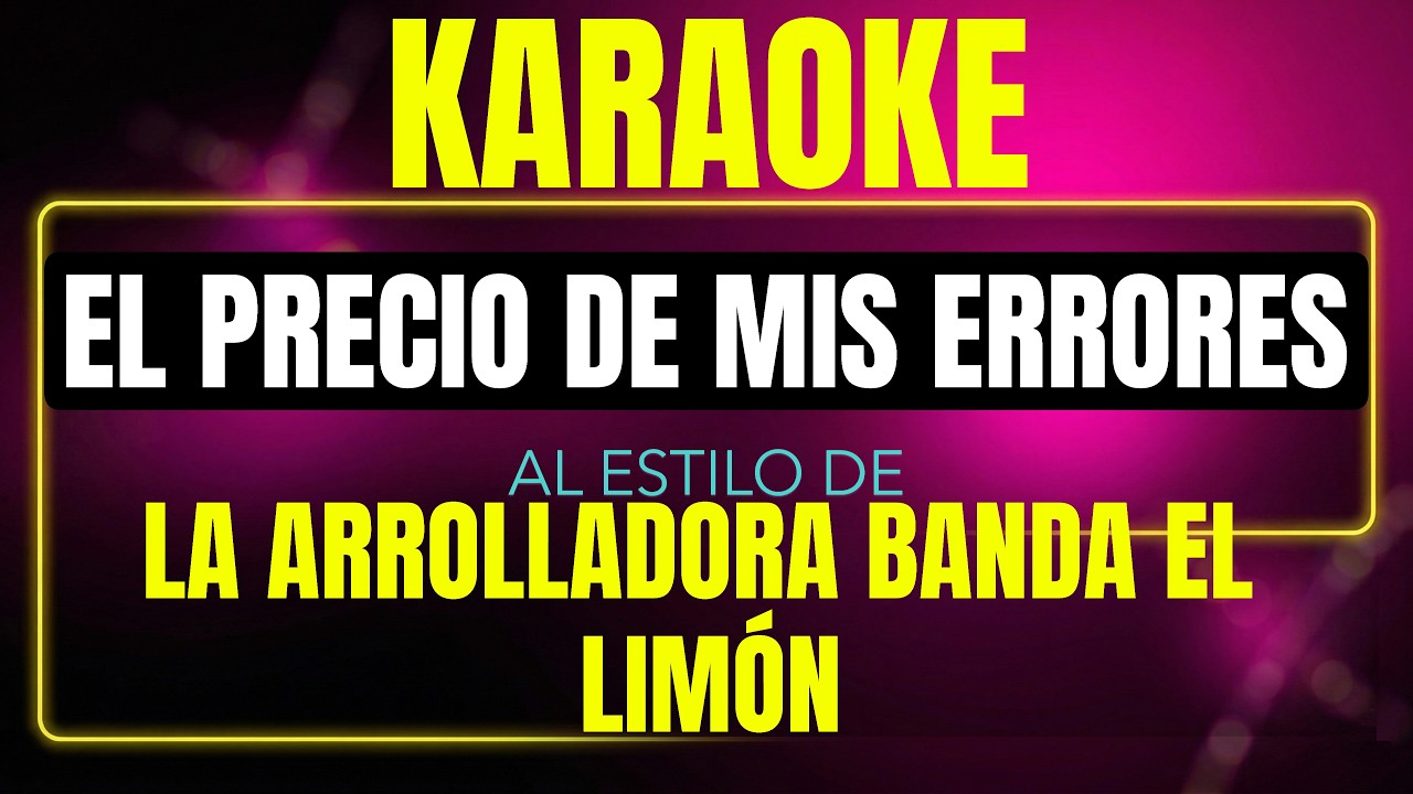 el precio de mis errores