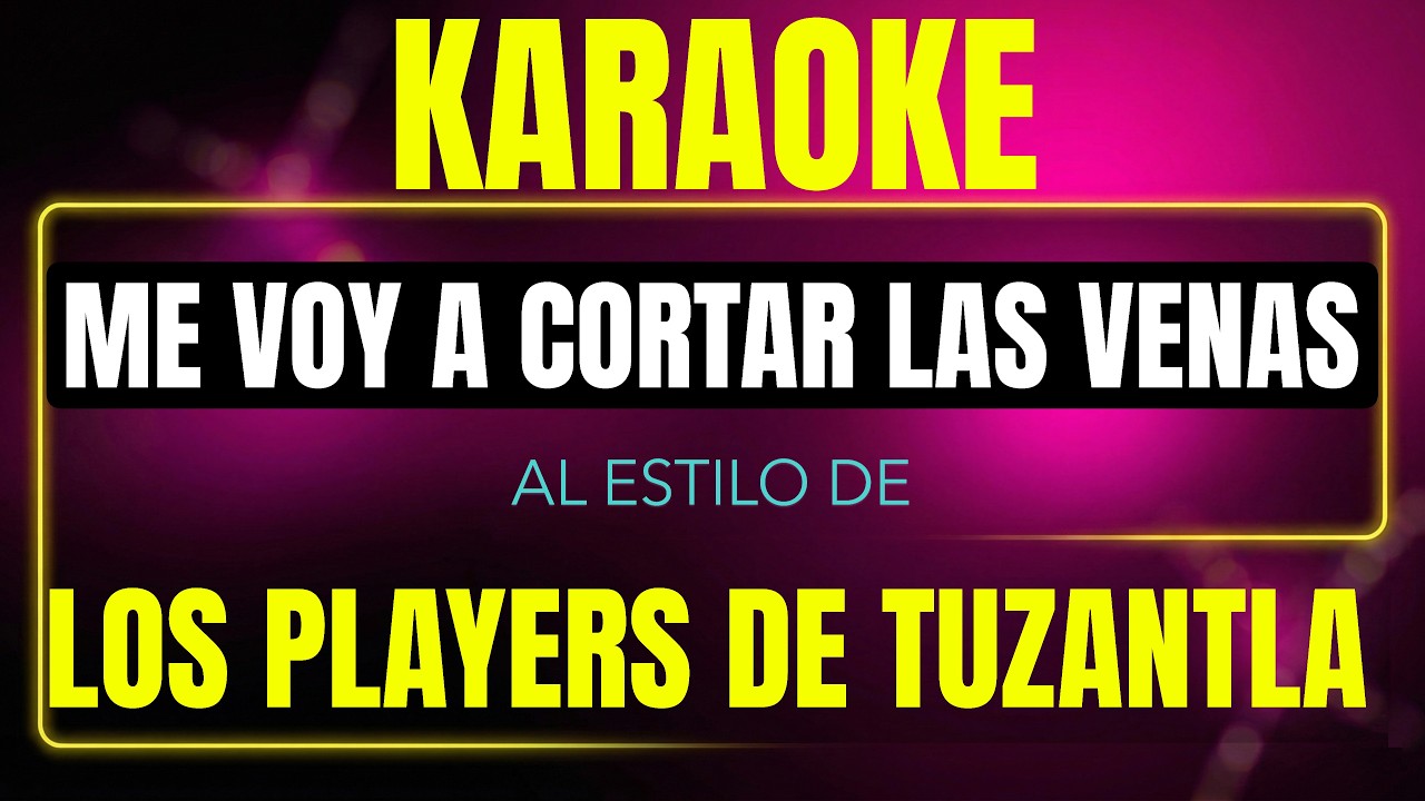 me voy a cortar las venas